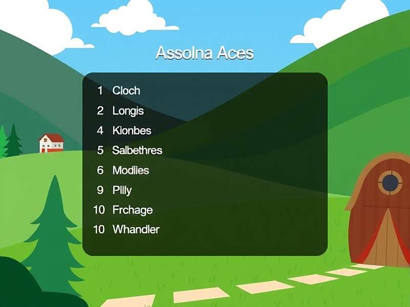 Assolna Aces Language Selection Screen